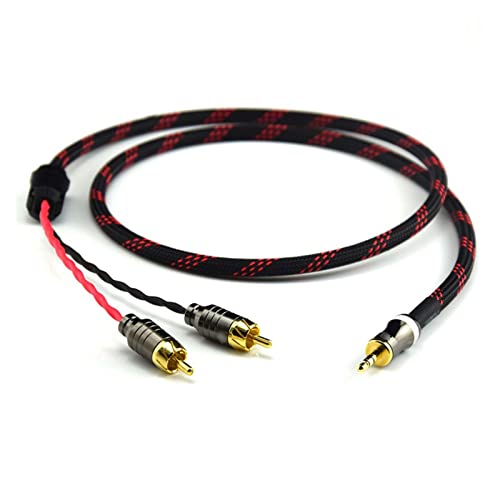 DREEK Hifi 3,5mm Audio Cabler PC Mobiltelefon Verstärker Interconnect Jack For Kabel(0.75 Meters) von DREEK