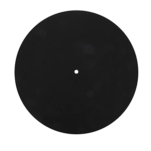 DRESSOOS 10 Filz Aufzeichnungsblock Plattencover Plattenspieler Aus Vinyl Vinyl-spielermatte Cd-anzeige Platte Für Plattenspieler Audiokabel Aufzeichnen Plattenspielertisch Black Gefühlt von DRESSOOS