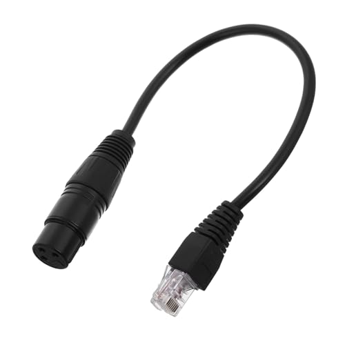 DRESSOOS 3 Netzwerkkabel Auf Xlr Xlr-kabel Für Aufnahmestudio Kupfer-xlr-kabel Xlr-kabel Von Stecker Auf Buchse Xlr-audiokabel Dmx-kabel Xlr-kabel Für Systeme Mikrofonkabel Pvc Black von DRESSOOS