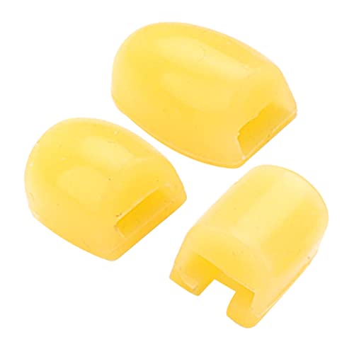 DRESSOOS 3St Silikonschlüssel für Saxophon Klarinetten-Pads Instrumentenzubehör Flötenreiniger saxophon zubehör Saxophonzubehör sax seite tastenabdeckung Saxophon-Teile Kieselgel Yellow von DRESSOOS