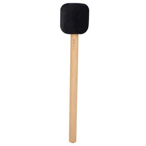 DRESSOOS großer Trommelstock Percussion-Drum-Stick praktischer Trommelstock Tenortrommel Marimba-Sticks Percussion-Stick Performance Drumsticks Schlagzeugstöcke Trommelschlägel Buche Black von DRESSOOS