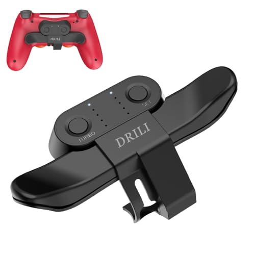 DRILI Paddel für PS4 Controller, Strike Pack Zusätzliche Tasten für PS4 Controller von DRILI