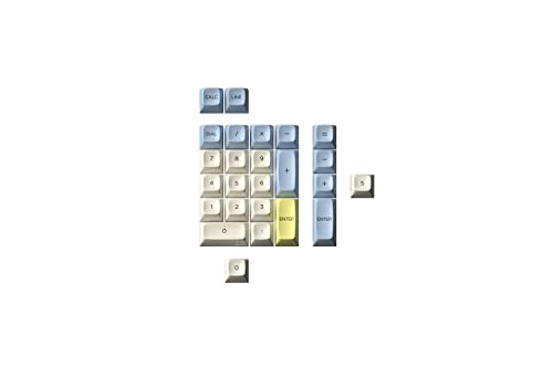 DROP MiTo MT3 Godspeed R2 Tastenkappen-Set, PBT Hi-Profile, Cherry MX kompatibel, Add to Base Kit für 96-Key, Full-Size, und 1800 Tastaturen (Apollo Numpad Kit) von DROP