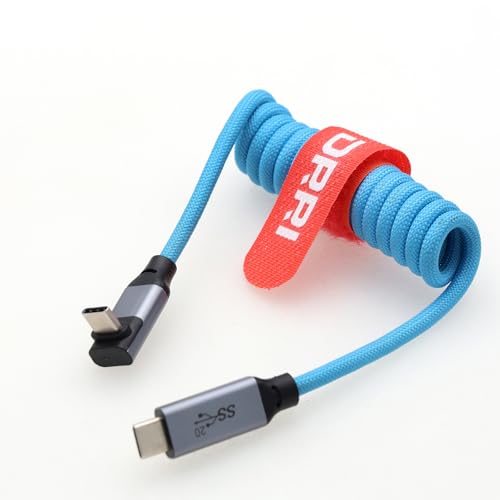 DRRI 20 Gbit/s USB 3.2 Gen 2x2 USB-C 100W Kabel für 60Hz/4K Auflösung Videoausgang, Datenübertragung & schnelles und schnelles Aufladen von DRRI