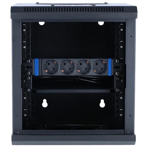 DSIT 10 Zoll Set: 6HE Netzwerkschrank zur Wandmontage – Fachboden – Steckdosenleiste DSIT 10 Zoll Set: 6HE Netzwerkschrank zur Wandmontage – Fachboden – Steckdosenleiste von DSIT