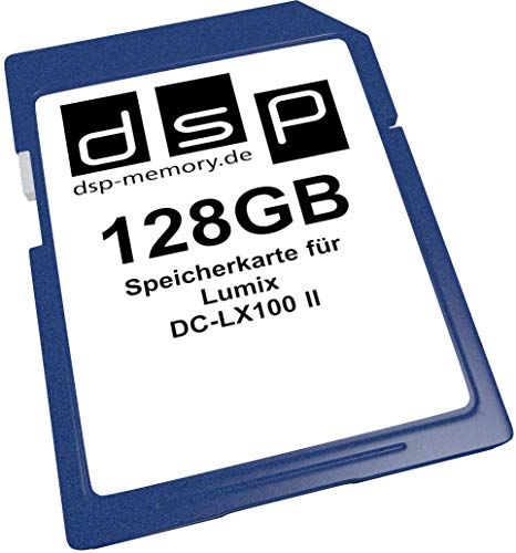 128GB Speicherkarte für Lumix DC-LX100 II Digitalkamera von DSP Memory