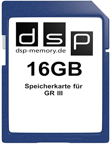 16GB Speicherkarte für GR III Digitalkamera von DSP Memory