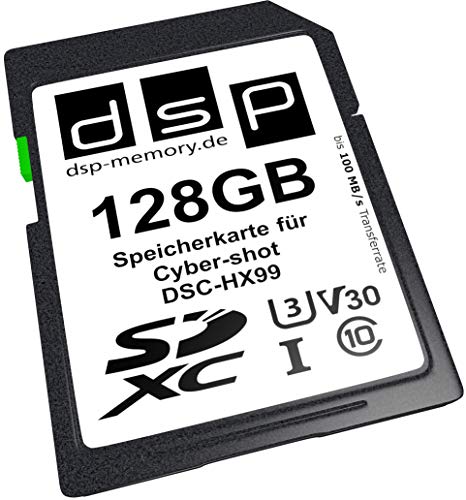 DSP Memory 128GB Professional V30 Speicherkarte für Cyber-Shot DSC-HX99 Digitalkamera von DSP Memory