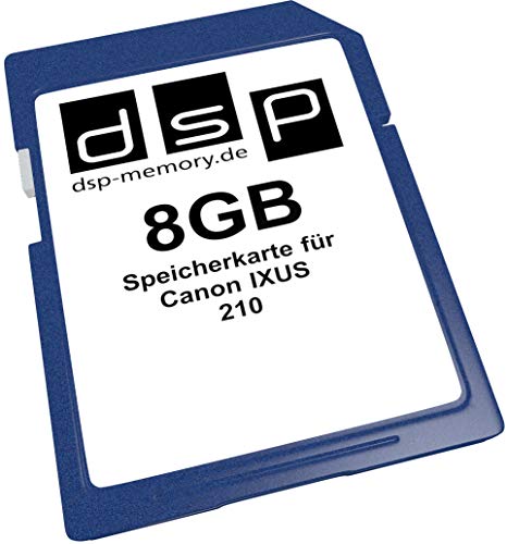 DSP Memory 8GB Speicherkarte für Canon IXUS 210 von DSP Memory