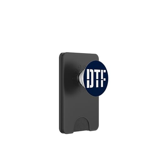 DTF Mutiges Schablonendesign PopSockets PopWallet für MagSafe von DTF Bold Stencil Design Studio