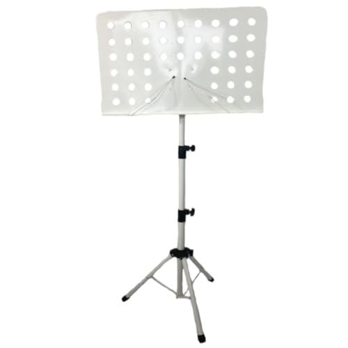 Notenständer Faltbarer, Anhebbarer Schwarzer Notenständer For Gitarre, Notenständer, Fett, Dick, Groß, Notenständer For Gitarre, Violine, Uralt Regal(White) von DTQBYOY