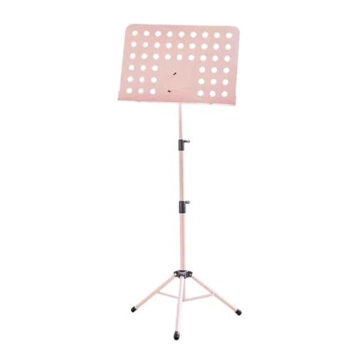 Notenständer Heb- Und Tragbarer Notenständer, Gitarren-Notenständer, Guzheng-Notenständer, Violinen-Notenständer, Faltbarer Notenständer Regal(Pink) von DTQBYOY