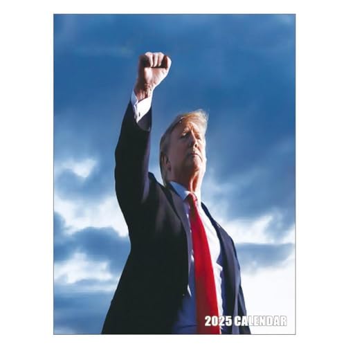 President DJT Kalender 2025 2025 Wandkalender Patriotic America Monatskalender 12-Monatskalender Congratulations To Wall von DTREELS