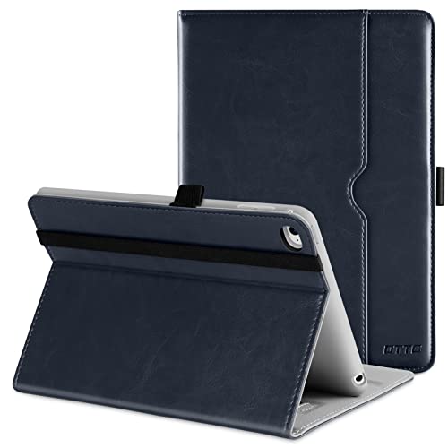 DTTO Schutzhülle für iPad Mini 4, Premium-Leder-Folio-Aufstellfunktion, Multi-Winkel-Ansicht und automatische Wake-Sleep-Funktion, Vordertasche für iPad Mini 4, Blau von DTTO