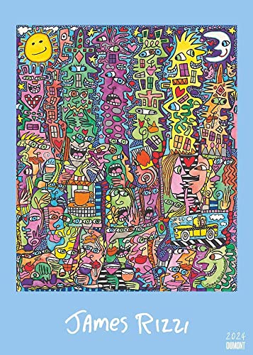 James Rizzi - Kalender 2024 - DUMONT-Verlag - Kunstkalender - Wandkalender mit farbenprächtigen Gemälden - 50 cm x 70 cm James Rizzi - Kalender 2024 - DUMONT-Verlag - Kunstkalender - Wandkalender mit farbenprächtigen Gemälden - 50 cm x 70 cm von Dumont Kalenderverlag