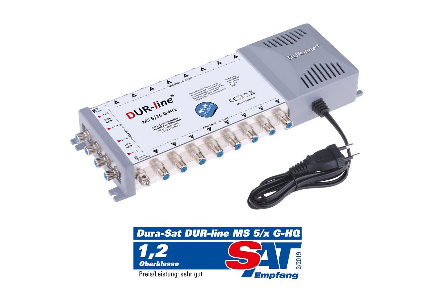 DUR-line DUR-line MS 5/16 G-HQ - Multischalter SAT-Antenne von DUR-line