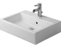 Duravit Vero weiß 600 x 470 mm - für Wand mit Wondergliss und Hahnloch von DURAVIT