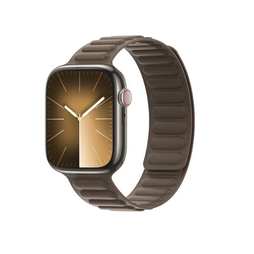 DUX DUCIS BL Series Fein gewebtes magnetisches Uhrenarmband für Apple Watch 38mm/40mm/41mm, Taupe von DUX DUCIS