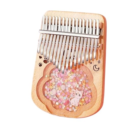 17/21 Schlüssel Kalimba Harz Transparent Daumen Klavier Tastatur Musik Instrument Kalimbas Klavier Geschenke Für Anfänger Fingerklaviere(17 keys1) von DVCSDE