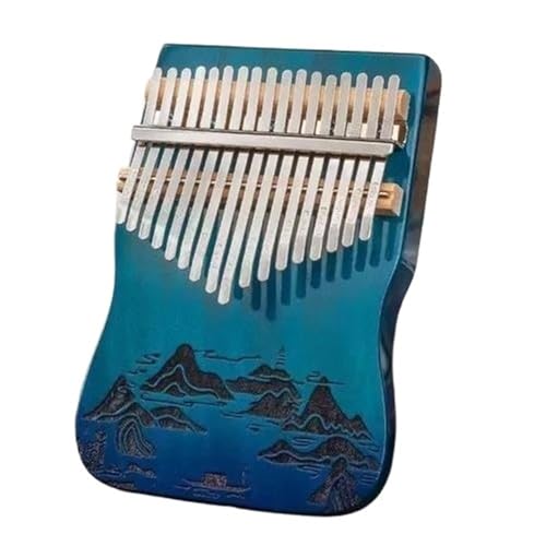 17/21 Tasten Kalimba Massivholz Professionelle Musiktastatur Miniatur Kalimbas Initiants Tragbares Daumenklavier Fingerklaviere(17 keys3) von DVCSDE