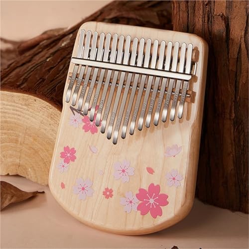 17 Tasten Kalimba Walnuss 21 Tasten Kalimbas Chromatische Tragbare Mini-Musiktastatur Finger Klavierzubehör Werkzeuge Fingerklaviere(17 keys5) von DVCSDE