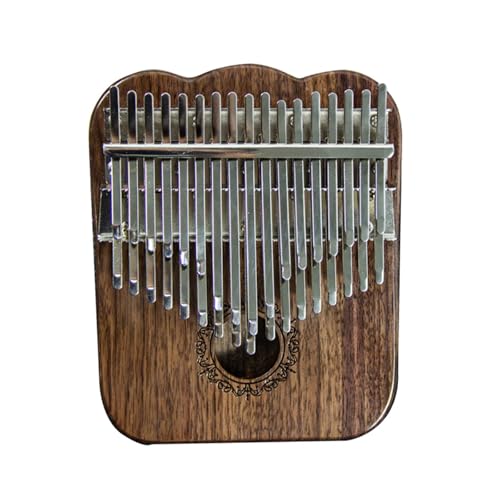 34-Note Black Walnut Kalimba 34-Key-Mahagoni-Daumen Klavier Mit Accessoires Fingerklaviere(Walnut) von DVCSDE