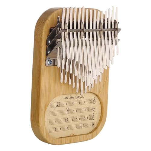 41 Tasten Kalimba B/C Note Daumenklavier Tragbares Professionelles Kalimbas-Tastaturinstrument Mit Zubehör Schöne Geschenke Fingerklaviere(C Note) von DVCSDE