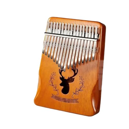 Kalimba 17 Tasten Tone C Mit Leistungsstarkem Kalimba 17 Tasten Daumenklavier Fingerklaviere(Orange) von DVCSDE