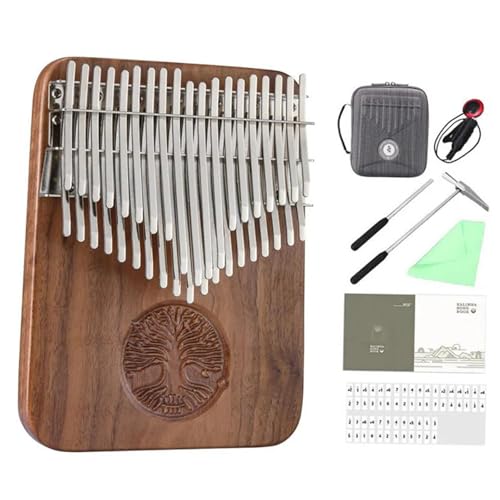 Kalimba 38 34 Key Professional Thumb Piano Volles Massivholz Schwarz Walnuss Kalimba 24 Key Finger Piano Musical Instrument Fingerklaviere(38 key) von DVCSDE