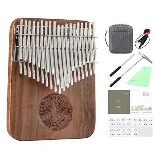 Professionelle Kalimba 34 38 Tasten Daumenklavier Vollmassivholz Schwarz Walnuss Kalimba 38 Tasten Fingerklavierinstrument Fingerklaviere(38 Key) von DVCSDE