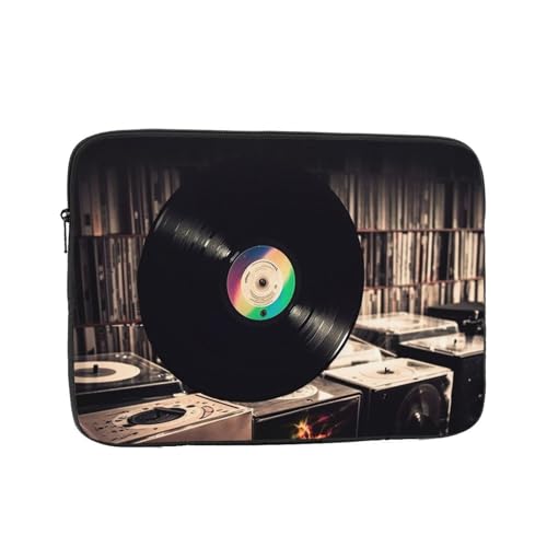 Vinyl-Schallplatten-Laptop-Tasche, 43,2 cm (17 Zoll), wasserdicht, stoßfest, Notebook-Tragetasche, leicht, Computer-Skin von DWVTFSM