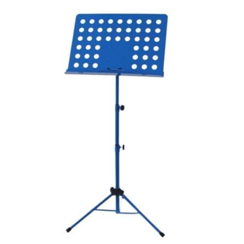 Notenständer Faltbarer Notenständer, Trommelständer, Violinen-Notenständer, Gitarren-Notenständer, Erhu, Guzheng-Notenständer, Klavier Notenpult(Blue) von DWZXL