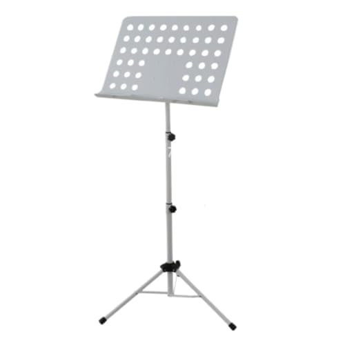 Notenständer Faltbarer Notenständer, Trommelständer, Violinen-Notenständer, Gitarren-Notenständer, Erhu, Guzheng-Notenständer, Klavier Notenpult(White) von DWZXL