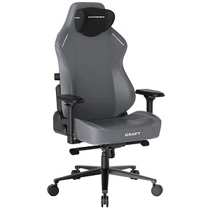 DXRacer Gaming Stuhl Craft Serie, Größe L, GC/LCF23LTA/G Kunstleder grau von DXRacer