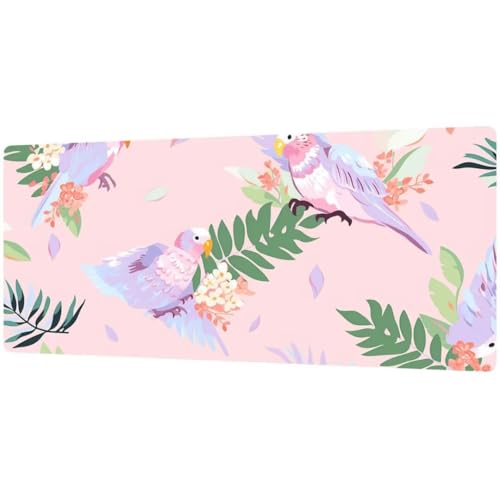 Gaming Mauspad XXL 800x400x4mm Tropical Mousepad Mauspad Groß, Wassxerdicht Anti-rutsch Gaming-mauspads für pc Laptop Schreibtischunterlage Schreibtischmatte Verbessert PräZision D1418 von DXomhl