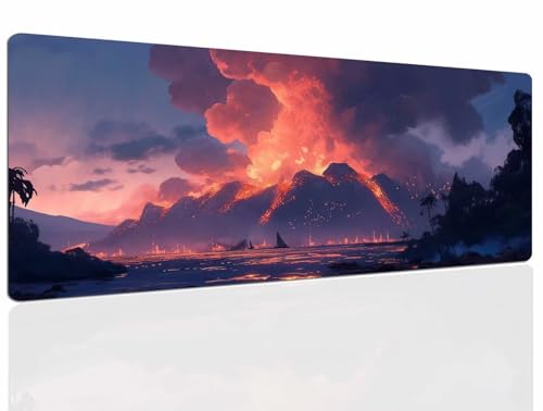 Gaming Mauspad XXL Bild Gaming Mousepad Großes Mauspad Gaming 1400x800x4mm Speed Mouse Pad, Tischunterlage Large Size Groß Mousepads, Schreibtischunterlage Verbessert Präzision Und Geschwindigkeit 919 von DXomhl