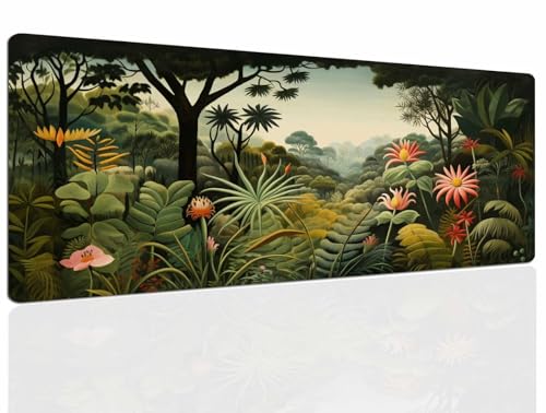 Schreibtischunterlage Scenic, Gaming Mauspad Groß 1600x800x4mm XXL Mousepad Gaming, Tischunterlage Schreibtisch Large Size Wasserdicht rutschfeste, Desk Mat Vernähte Kanten für Pc Laptop 1074 von DXomhl