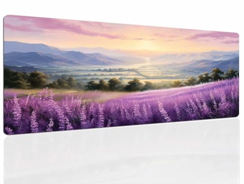 Schreibtischunterlage Scenic, Gaming Mauspad Klein 600x300x4mm XL Mousepad Gaming, Tischunterlage Schreibtisch Large Size Wasserdicht rutschfeste, Desk Mat Vernähte Kanten für Pc Laptop 1071 von DXomhl