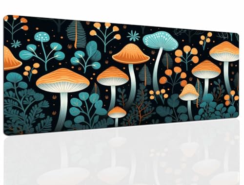 Schreibtischunterlage Teal, Gaming Mauspad Groß 900x600x4mm XXL Mousepad Gaming, Tischunterlage Schreibtisch Large Size Wasserdicht rutschfeste, Desk Mat Vernähte Kanten für Pc Laptop 1203 von DXomhl