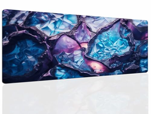 Schreibtischunterlage Turquoise, Gaming Mauspad Groß 1200x600x4mm XXL Mousepad Gaming, Tischunterlage Schreibtisch Large Size Wasserdicht rutschfeste, Desk Mat Vernähte Kanten für Pc Laptop 1266 von DXomhl