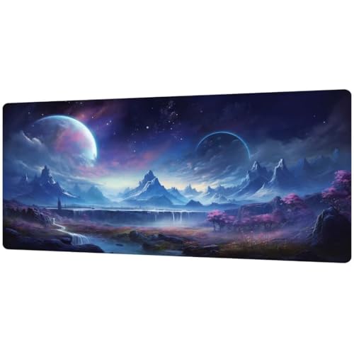 XXL Speed Mauspad Gaming 800x300x4mm - XXL Mousepad Gaming Groß - Gaming Mouse Pad XXL Gaming - Tischunterlage Large Size rutschfeste wasserdichte Büro Office Zuhause - Maus Tastatur - Vintage D1470 von DXomhl