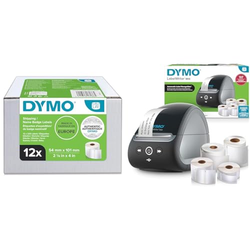 DYMO Original LabelWriter Versandetiketten/-Namensschilder (Groß) & LabelWriter 550-Etikettendrucker & Etiketten von DYMO