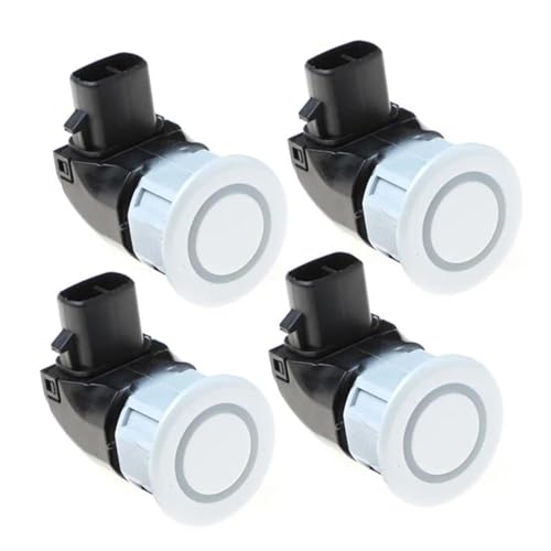 Audio-Summer 4 Pcs PDC Ultraschall Einparkhilfe Sensor 89341-44130 8934144130 Für Toyota Für Hiace Für Caldina Für Ipsum Parkassistent(Weiss) von DZSNBMSHD