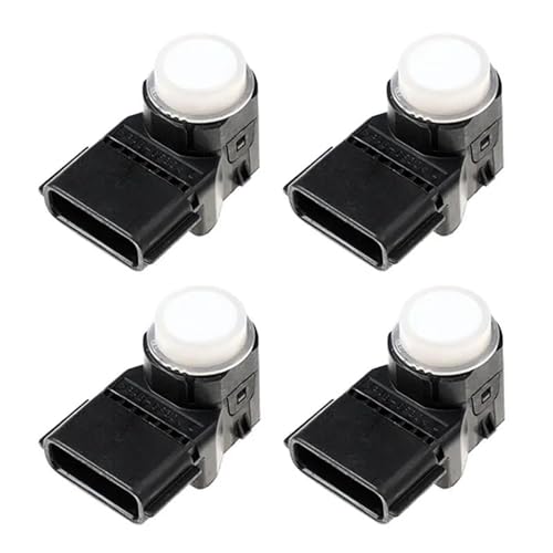 Audio-Summer 4PCS PDC Parkplatz Sensor Für Hyundai Für Kia 95720-3Z400 957203Z400 Ultraschall Sensor Einparkhilfe Umkehr Radar Parkassistent(Weiss) von DZSNBMSHD