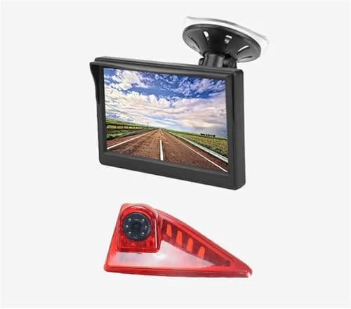 Rückfahrkamera 5-Zoll-Auto-TFT-LCD-Monitor Mit Saugnapf Und Halterung Mit Bremskamera, Rückfahrkamera Für Opel Für Movano Rückfahrkamera Set von DZSQTGJKIO