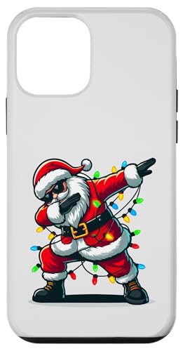 Hülle für iPhone 12 mini Dabbing Santa Xmas Light Lustiges Weihnachtsmannkostüm für Damen und Herren von Dabbing Santa Xmas Light Funny Santa Christmas tee