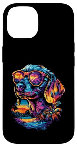 Hülle für iPhone 14 Dackel-Liebhaber trägt Kopfhörer Lustiger Dackel von Dachshund Dog Lovers Designs