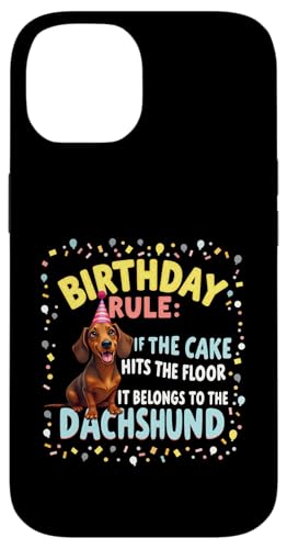 Lustiges Geburtstagsgeschenk Dackel Hund Hülle für iPhone 14 von Dachshund Fun Designs