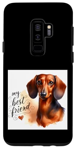 Hülle für Galaxy S9+ Dackel Shirt Weiner Dog Mom Dad Love Doxie Puppy Cute Tee von Dachshund Gifts and Doggie Shirts