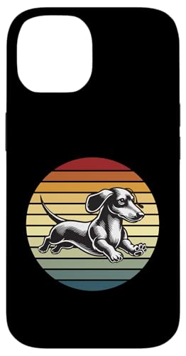 Vintage Retro 60er 70er 80er 90er Dackel Wiener Hund Doxie Hülle für iPhone 14 von Dachshund Wiener Dog Doxie Lover Humor Quotes